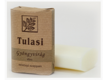 Tulasi Ovális szappan - Gyöngyvirág 100g