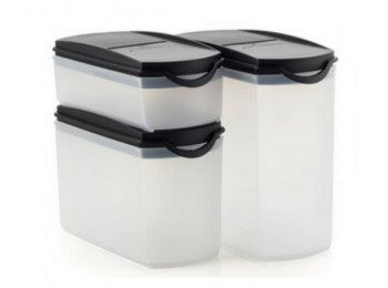 Új Generációs Mindent Bele 350 ml fekete Tupperware