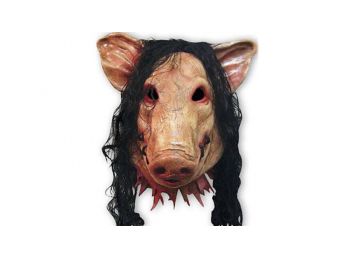 SAW Fűrész malac Jigsaw disznó halloween, farsangi maszk