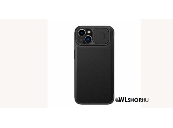 Apple iPhone 14 Plus Qin Pro prémium bőrtok Nillkin - Fekete