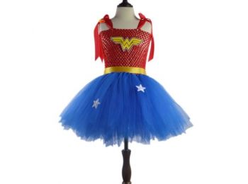 Wonder Woman Csodanő farsangi jelmez - gyerek (140)