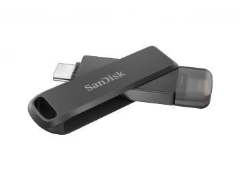 SanDisk iXpand™ 128GB Flash Drive Luxe USB-C + Ligthning csatlakozó