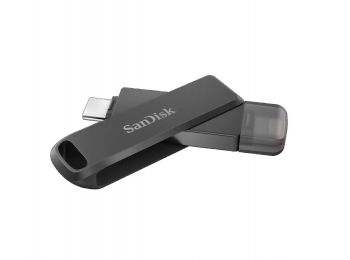 SanDisk iXpand™ 256GB Flash Drive Luxe USB-C + Ligthning c