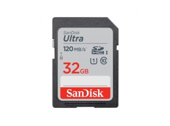 SanDisk SDHC™ Ultra™ 32 GB memóriakártya (120 MB/s seb.) UHS-1, class 10
