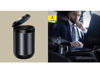 Baseus autós hamutartó LED lámpával - Sötétszűrke