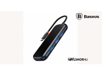 Baseus 4 az 1-ben HUB adapter USB-C - 4xUSB 3.0 - Sötétsz�