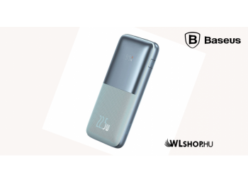 Baseus Bipow Pro 10000mAh külső akkumulátor 2xUSB, USB-C, 22.5W - Kék