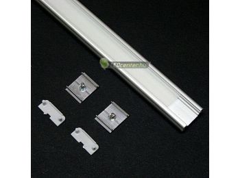 SURFACE LED aluprofil 1000 mm, fedővel, záróvégekkel, rögzítővel