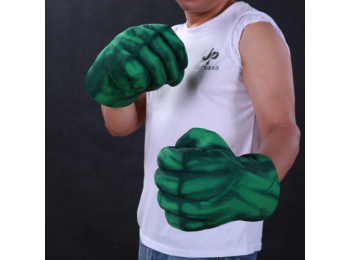 Avengers - A hihetetlen Hulk The incredible Hulk jelmez kiegészítő - zöld plüss ököl kesztyű - párban