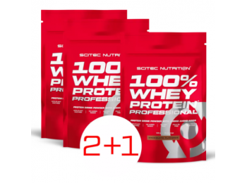 100% Whey Protein Professional 2+1 (3x500g) Scitec Nutrition
