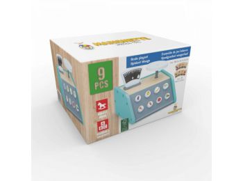 Fa játék mérleg 9 részes 18x16x14cm