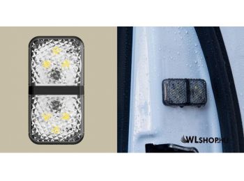 Baseus nyitott ajtó figyelmeztető lámpa 2 db - Fekete