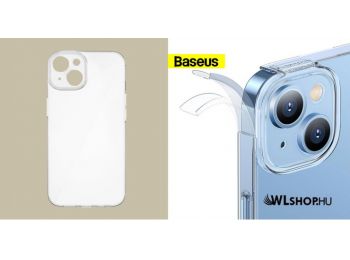 Baseus Simple iPhone 14 Plus szilikon gél tok - Átlátszó