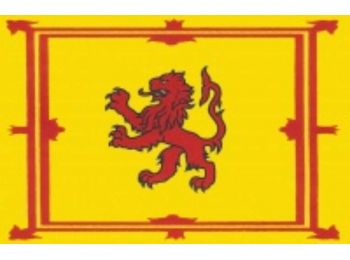 Nemzeti lobogó ország zászló nagy méretű 90x150cm - Skócia, skót oroszlános, címeres