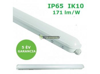 SpectrumLED LIMEA GIGANT LED ipari lámpatest 52W 8900 lm IP65 IK10 toldható 1500mm hidegfehér 5évG SLI028026CW