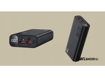 Vipfan F07 20000mAh külső akkumulátor, 2 x USB-A/USB-C/Mi