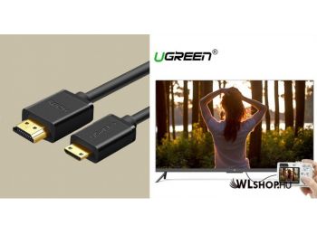 UGREEN Micro HDMI - HDMI kábel 4K@60Hz 3D 1,5m (HD108) - Fekete