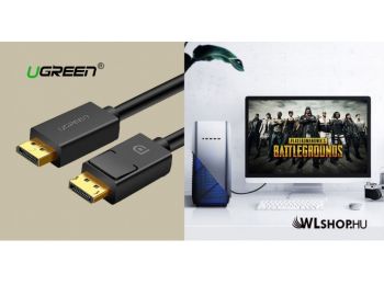 UGREEN DisplayPort kábel 4K@60Hz 3m (DP102) - Fekete