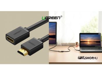 UGREEN HDMI hosszabbító kábel anya-apa 4K@60Hz 3D 1m (HD107) - Fekete