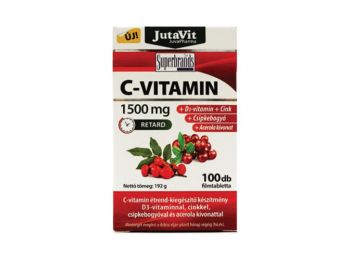 Jutavit c-vitamin 1500 mg+d3+cink+csipkebogyó+acerola 100db