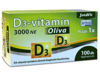 Jutavit D3-vitamin 3000 NE+olíva 100db
