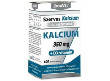 Jutavit Szerves kalcium 350mg+D3-vitamin 100db