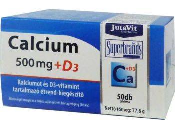 Jutavit Calcium tabletta 500mg+D3-vitamin 50db