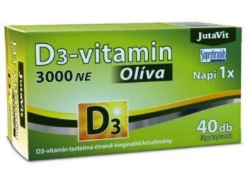 Jutavit D3-vitamin 3000NE+olíva 40db