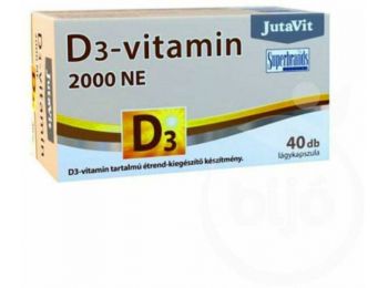 Jutavit D3-vitamin 2000NE lágykapszula 40db