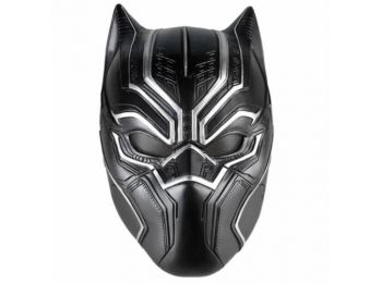 Fekete Párduc Black Panther halloween, farsangi latex gumi maszk