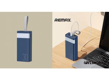 Remax Chinen 30000mAh power bank  - 2XUSB + Type-C - PD 20W 