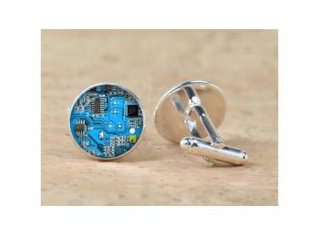 Mandzsettagomb - chip, nyomtatott áramkör, processzor, cpu