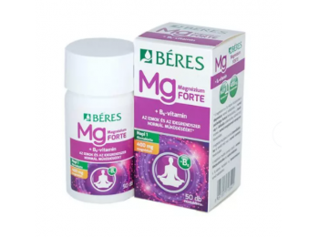 Béres Magnézium 400mg+B6-vitamin forte tabletta 50db