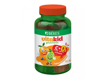 Béres Vitakid C+D3 gumivitamin gumitabletta 50db