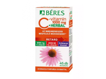 Béres C-vitamin retard 1000mg+herbal filmtabletta 45db