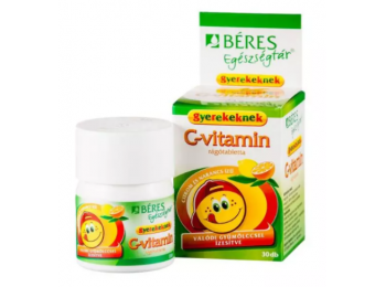 Béres C-vitamin rágótabletta gyerekeknek citrom-narancs 30db