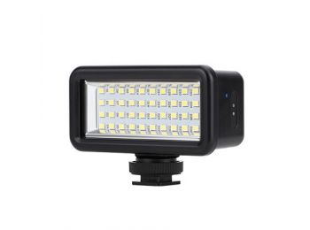 LED lámpa (40 m-ig vízálló, 8 féle színszűrő, DJI Action/GoPro/Insta...)