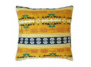 SÁRGA Kilim díszpárnahuzat  40x40 cm