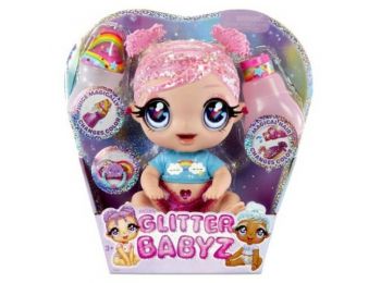 MGA Entertainment - Glitter Babyz Doll Dreamia Stardust színváltós baba - rózsaszín