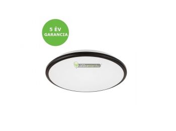 Rábalux ENGON LED 24W kerek fekete mennyezeti lámpa, meleg