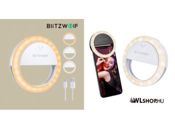 BlitzWolf BW-SL0 Pro Selfie LED körfény telefonhoz