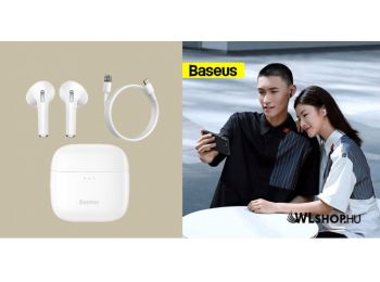 Baseus Bowie E8 TWS vezeték nélküli fülhallgató/headset BT5.0 - Fehér
