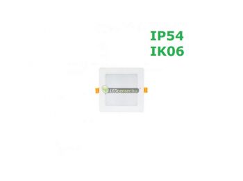DURE 3 IP54 IK06 12W 1100 lumen LED mennyezeti lámpa, mélysugárzó melegfehér 2évG