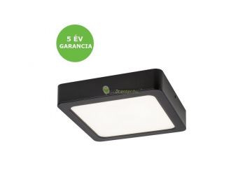 Rábalux SHAUN 17W négyzet fekete LED mennyezeti lámpa ter