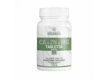 Organika ca+zn+mg tabletta 60db