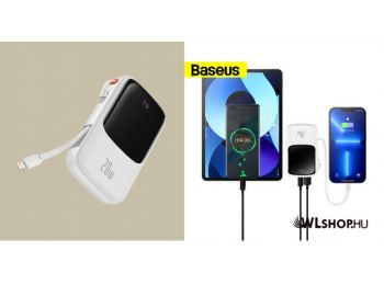 Baseus Qpow Pro 10000mAh külső akkumulátor 20W, USB-C, US