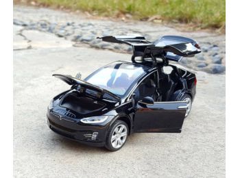 1:32 méretarányú Tesla Model X modellautó - fekete