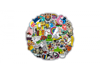 Matricacsomag 50db különböző matricával - Retro