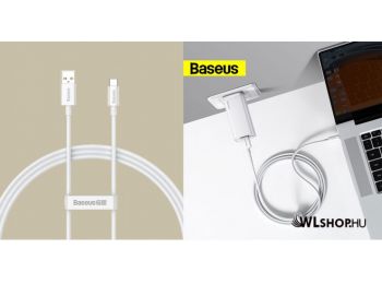 Baseus Superior USB-C adat/töltőkábel, 100W, PD, 1m - Fehér