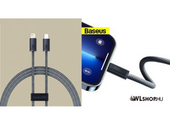 Baseus Dynamic Series USB-C/Lightning adat/töltőkábel 20W, 1m - Szürke